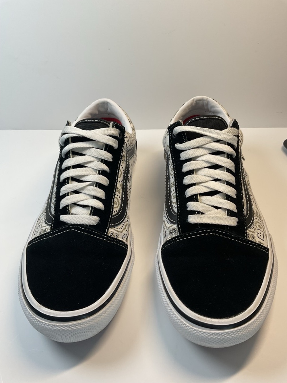 Vans Old Skool x Baker Bandana Black White Men 8 Women 9.5 Skate Shoes - Picture 7 of 10